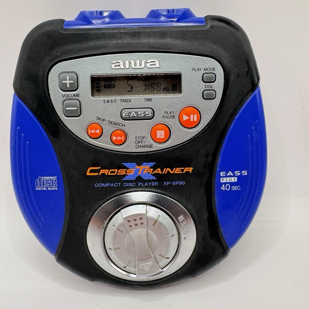 Aiwa Cross Trainer XP-SR311 Portable CD Player + AM/FM Digital Tuner Tested